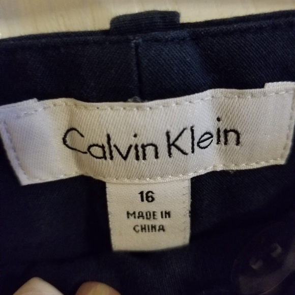 Women's Calvin Klein Navy Blue Chinos size 16 - Picture 5 of 7